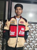 BlackAir Racing Jacket front and side view